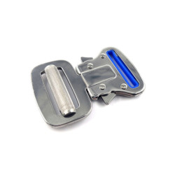 Boucle inox click lock et rouleau 40 mm