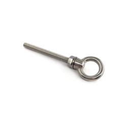 Boulon à oeil tige filetée M6 x 60