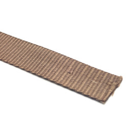 Sangle polyester rigide 25 mm couleur beige