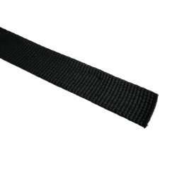 Sangle polyester épaisse noire 20 mm