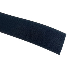 Ruban auto-agrippant à coudre 25 mm bleu marine crochet