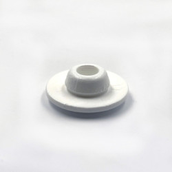Bouton pression plastique blanc - illet de calotte