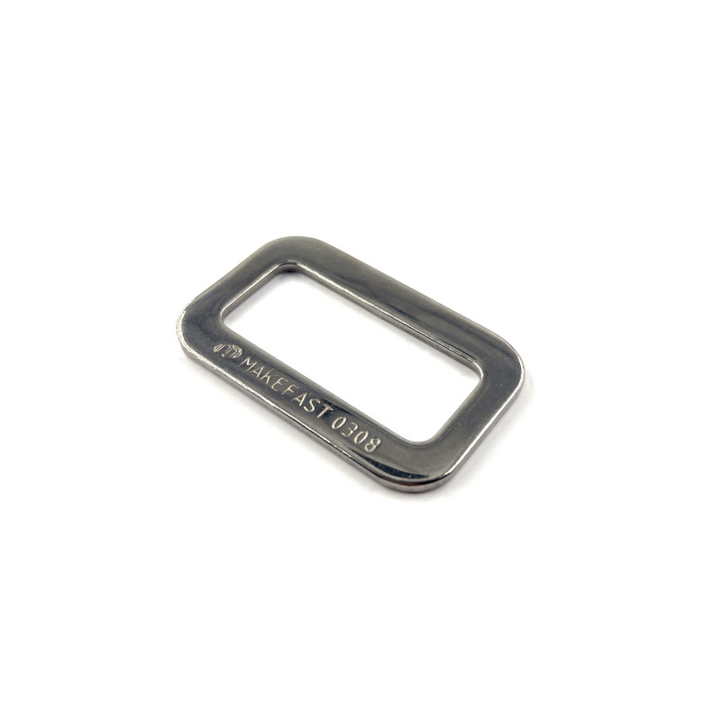 Boucle et passant fixe inox 50 mm Passant