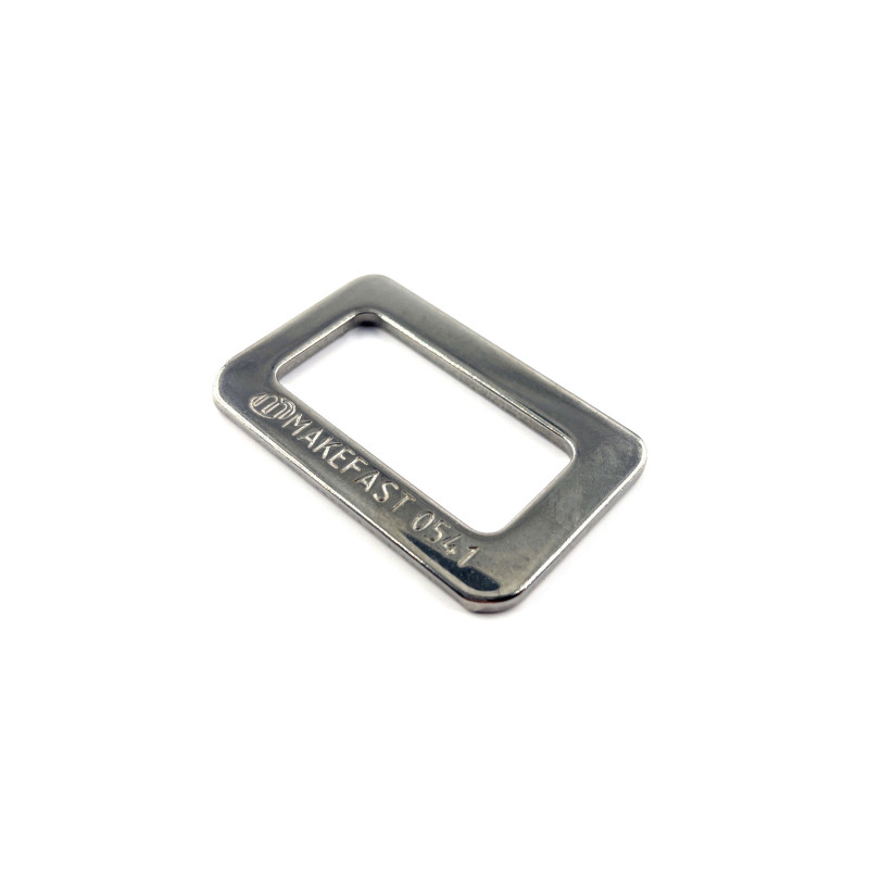 Boucle et passant fixe inox 45 mm Passant Ep. 3 mm