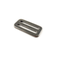 Boucle et passant fixe inox 45 mm Boucle Ep. 4 mm