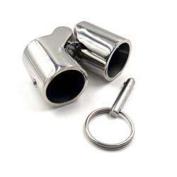 Charnière externe inox avec goupille Ø 25 mm