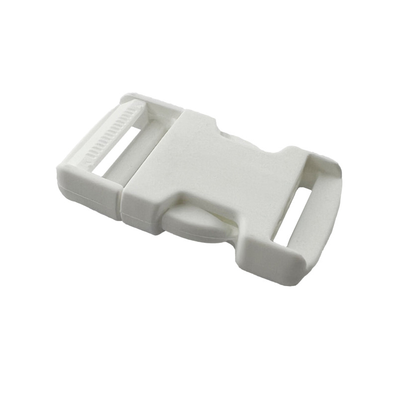 Boucle clips blanche 30 mm