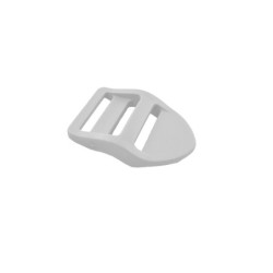 Boucle ladder lock renforcée blanche 25 mm