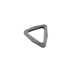 Triangle plastique 25 mm gris