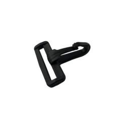 Mousqueton plastique noir 20 mm