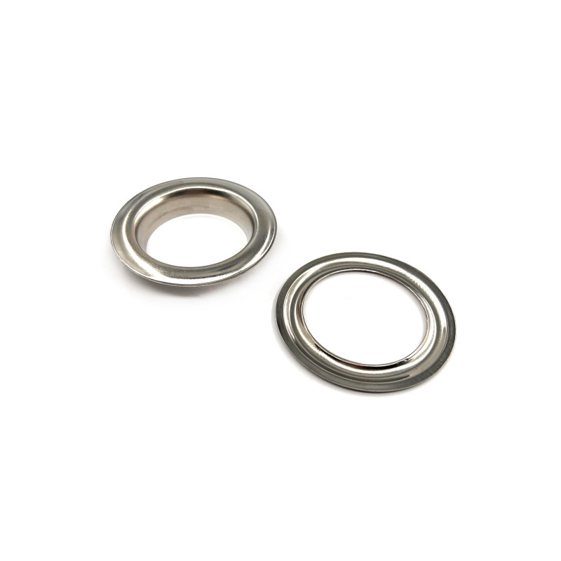 Oeillet de rideau Ø40 nickel brillant