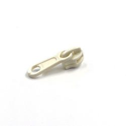 Curseur spiralée 5 simple tirette blanc