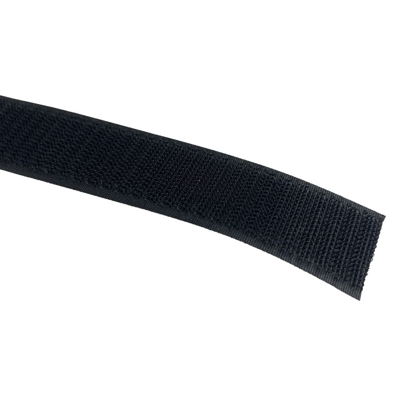 Ruban auto-agrippant à coudre noir - 38 mm crochet