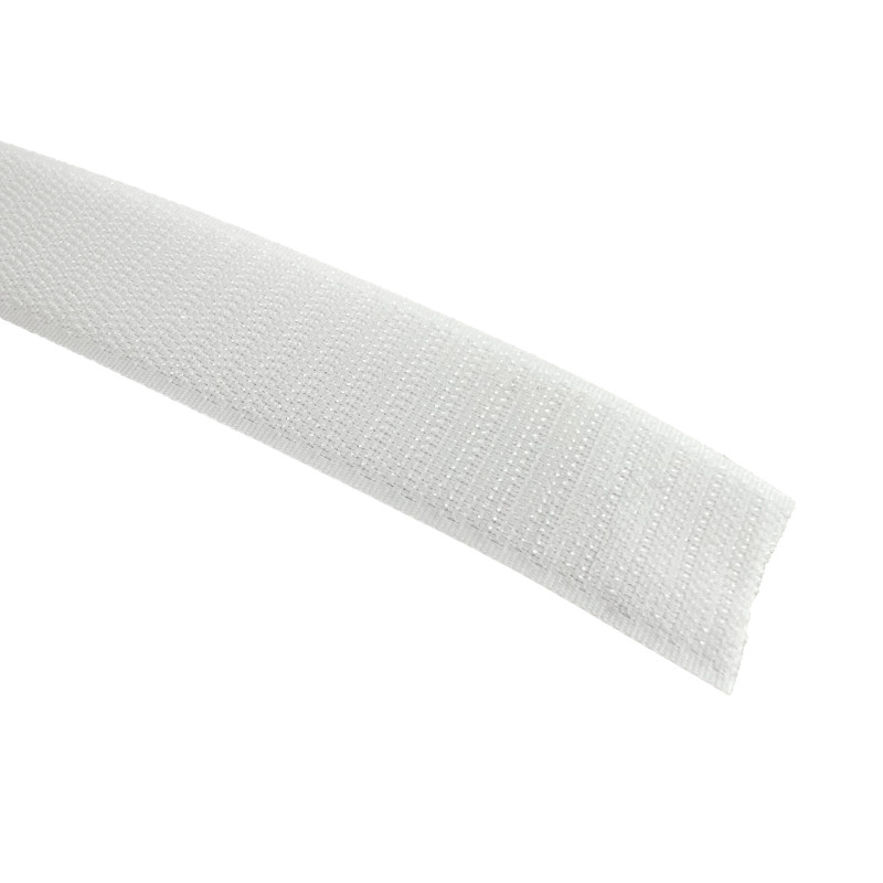 Ruban YKK auto-agrippant à coudre blanc - 50 mm crochet