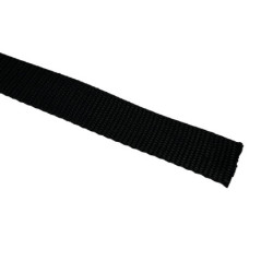 Sangle pp rigide noire 25 mm