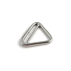Triangle inox barré 50 x 6