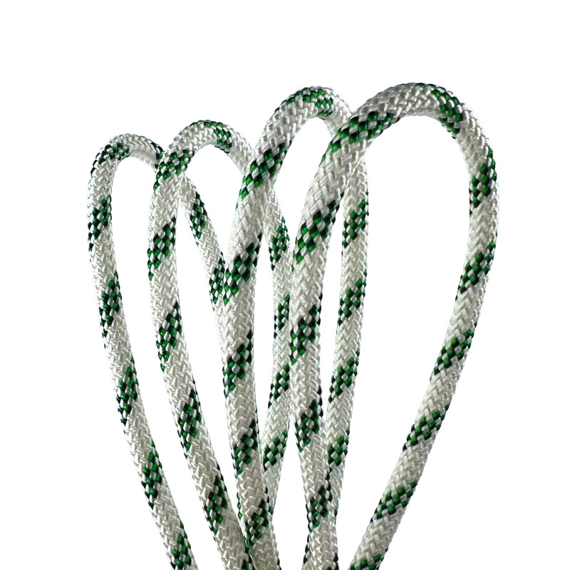 Equinoxe Ø10 blanc fil vert