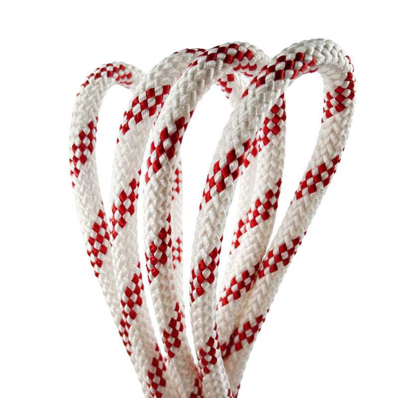 Equinoxe Ø12 blanc fil rouge