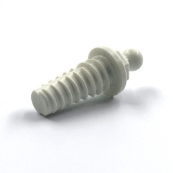 Loxx fixation à vis plastique blanc 16 mm