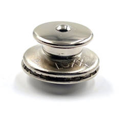 Loxx bouton laiton nickelé