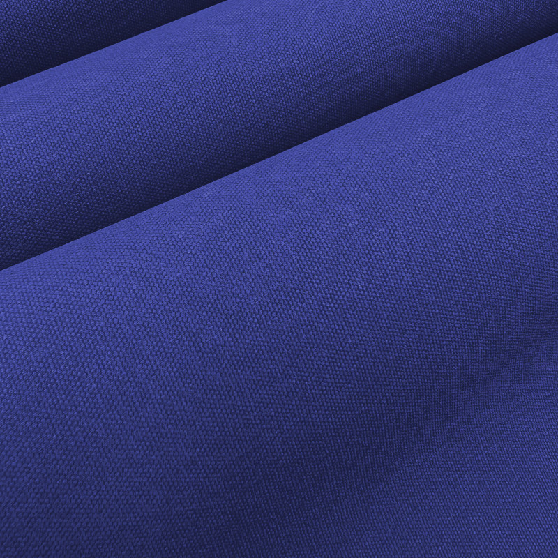 Tissu polycoton bleu