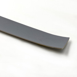 Galon simili cuir gris