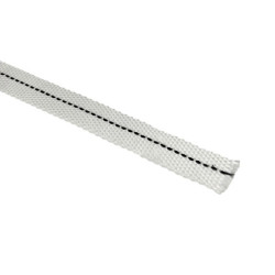 Sangle ligne de vie 30 mm blanche fil noir