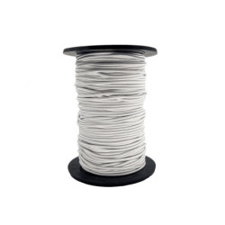 Sandow polyester blanc Ø 3