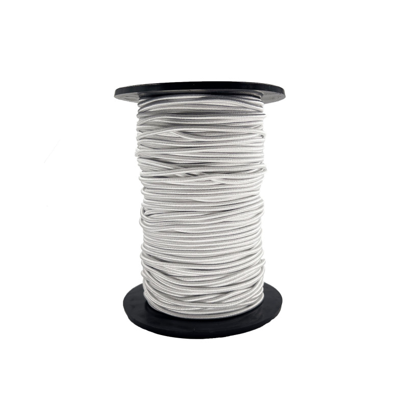 Sandow polyester blanc Ø 3