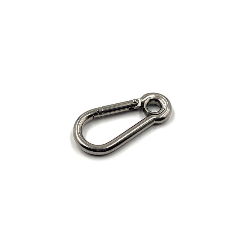 Mousqueton pompier inox à il Ø 5