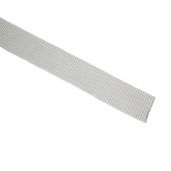 Sangle tubulaire 27 mm blanc