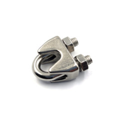 Serre cable à étrier inox Ø 6