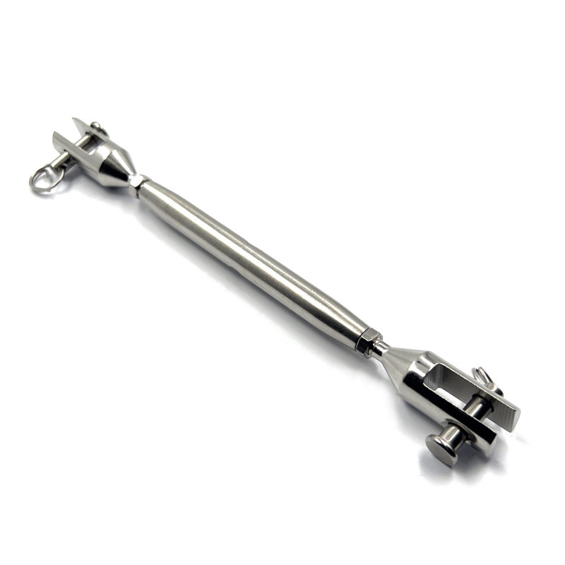 Ridoir 2 chapes inox Ø 6