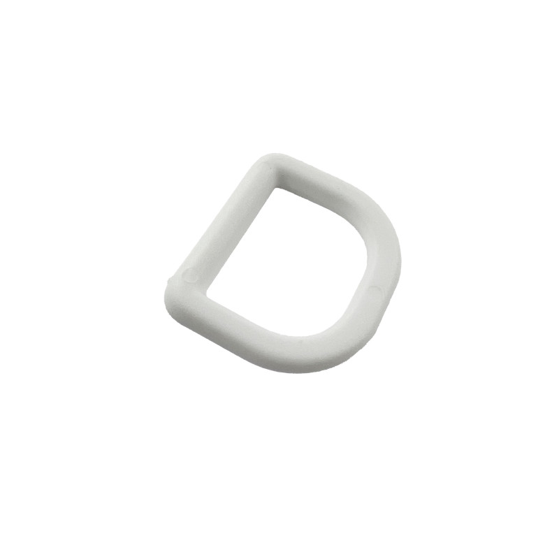 Anneau D plastique 25 mm blanc