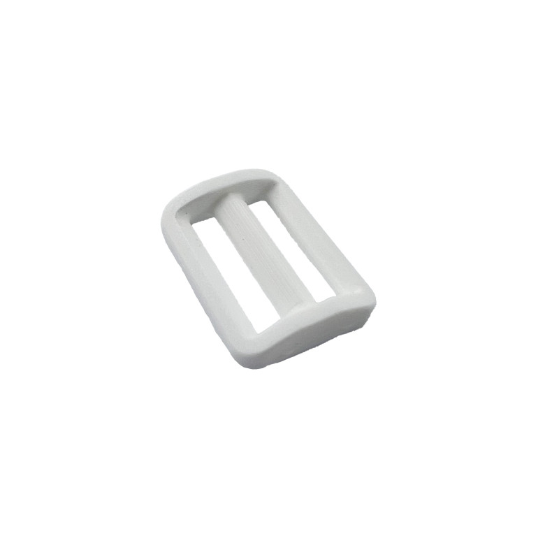Passant de réglage plastique 25 mm blanc
