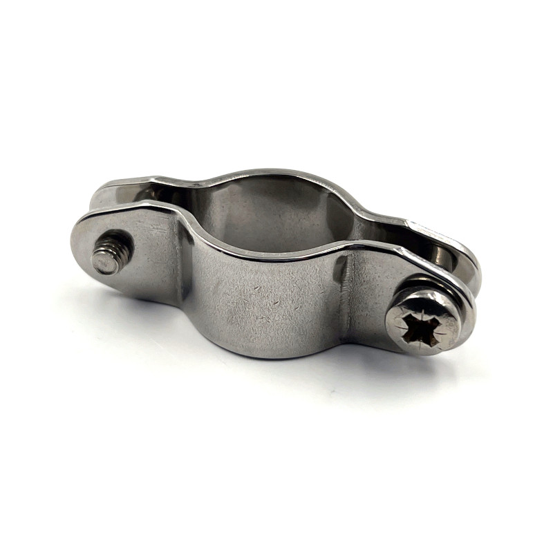 Collier double inox 25 mm