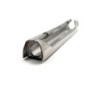 Jonction de rail inox pour passage de ralingue