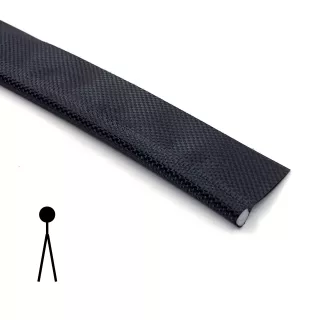 Bande de ralingue pvc noir