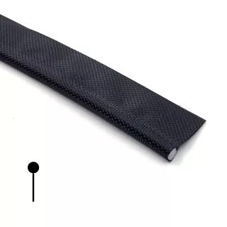 Bande de ralingue pvc soudée noire