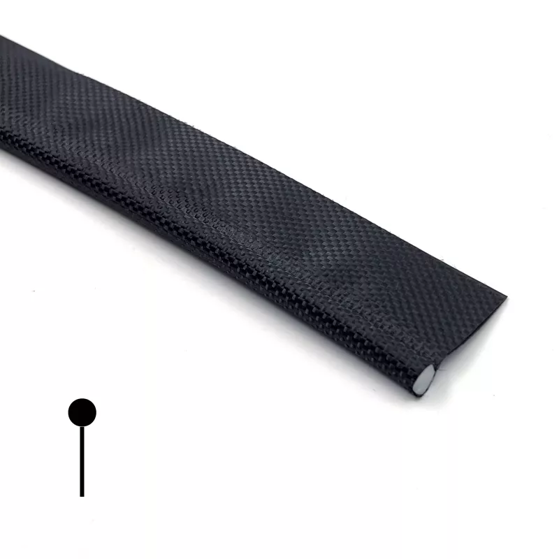 Bande de ralingue pvc soudée noire