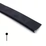 Bande de ralingue pvc soudée noire