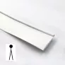 Bande de ralingue pvc large blanche