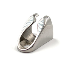 Embout de rail ouvert inox