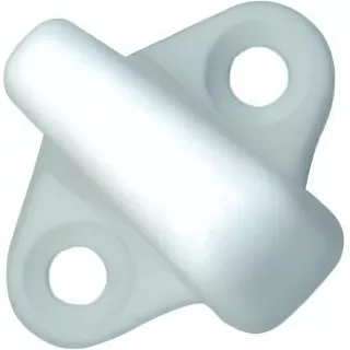 Crochet nylon blanc