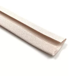 Biais acrylique replié 22 mm lin