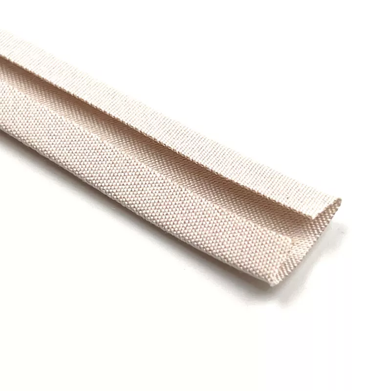 Biais acrylique replié 22 mm lin