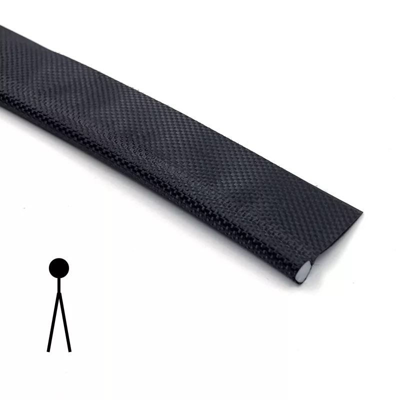 Bande de ralingue ouverte noire