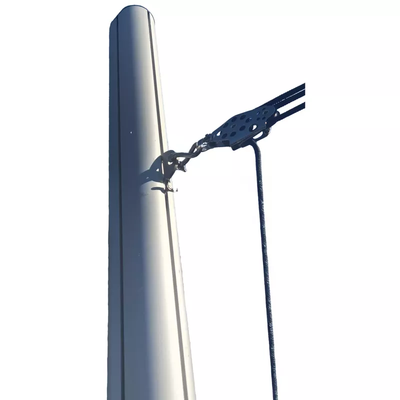 Mât aluminium pour voile d'ombrage