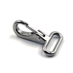 Mousqueton de sangle inox 25 mm pm