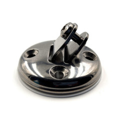 Fixation de pont inox ronde 4 trous